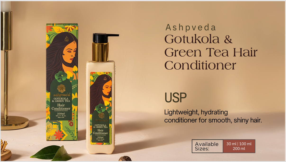 Gotu Kola and Green Tea Hair Wash & Conditioner Combo