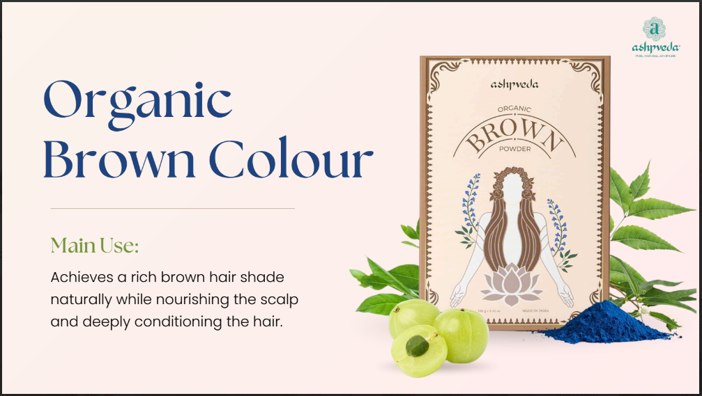 Organic Brown Hair Color Powder